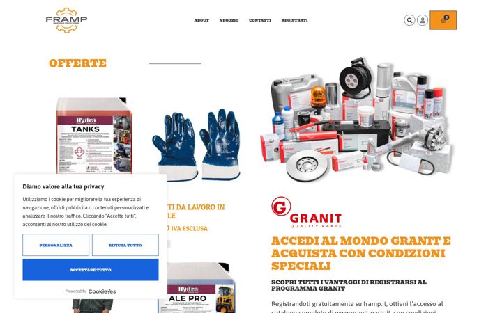 Screenshot of framp.it