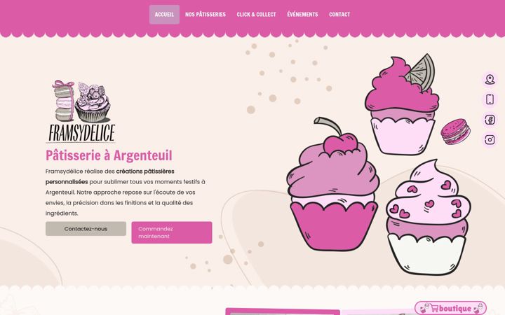 Screenshot of framsydelice.fr