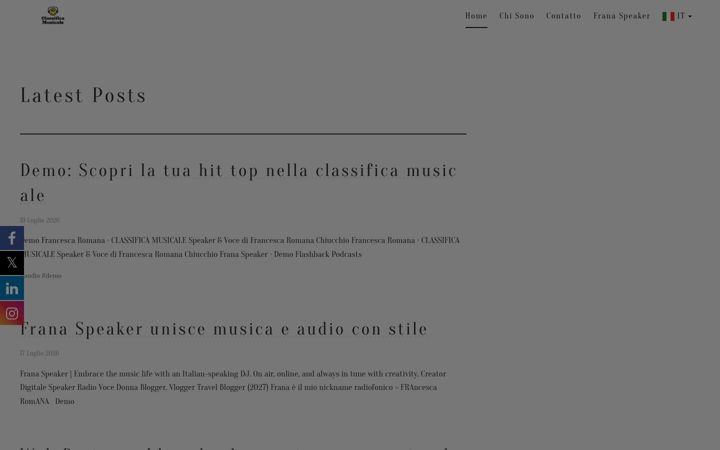 Screenshot of franaspeaker.com