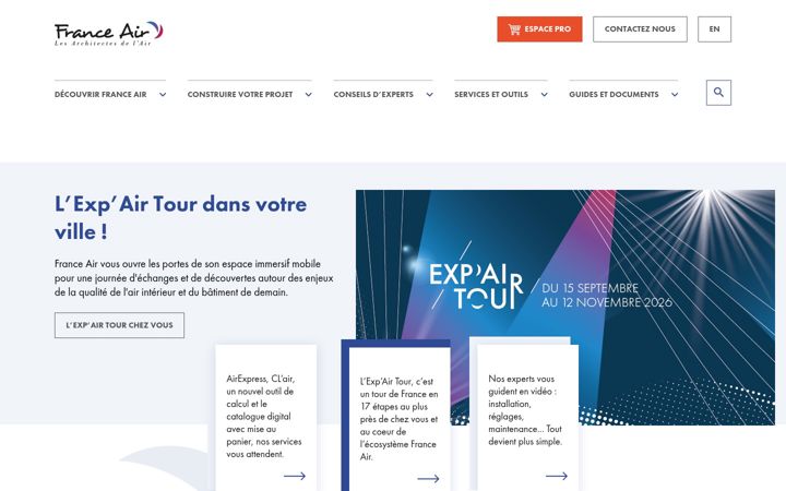Screenshot of france-air.com