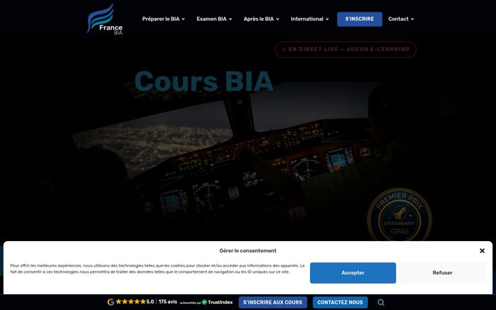 Screenshot of france-bia.com