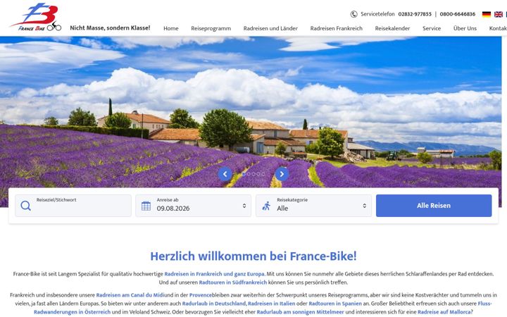 Screenshot of france-bike.com