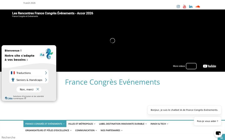 Screenshot of france-congres-evenements.org