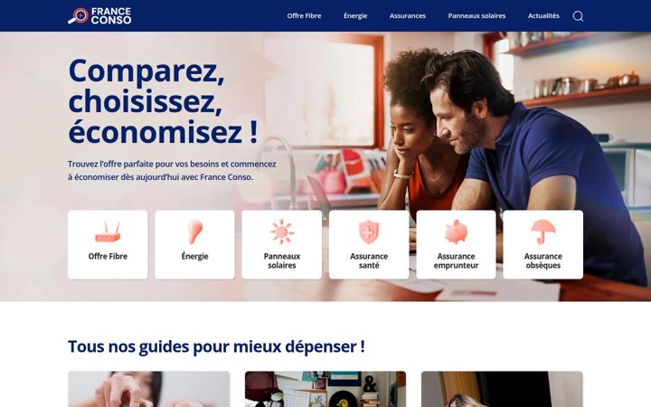 Screenshot του france-conso.info