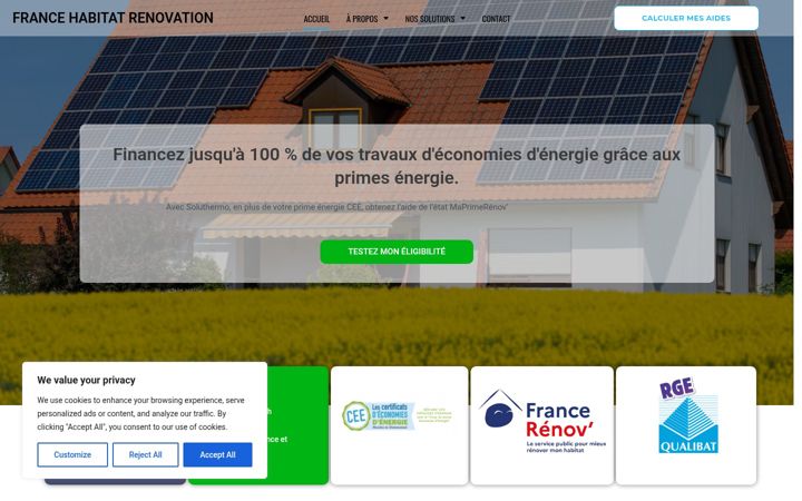 Screenshot of france-habitat-renovation.com