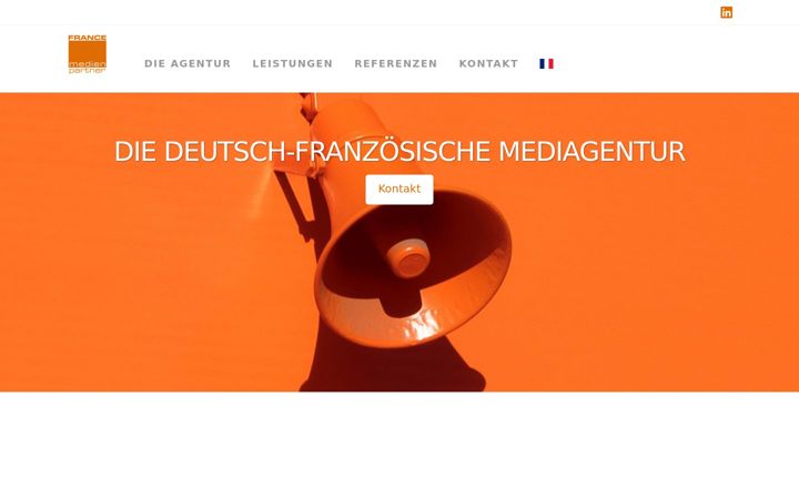 Screenshot of france-medienpartner.de