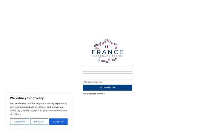Screenshot of france-personnalisation.com