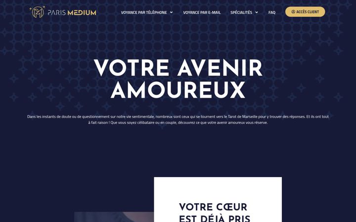 Screenshot of france-voyance-amour.fr