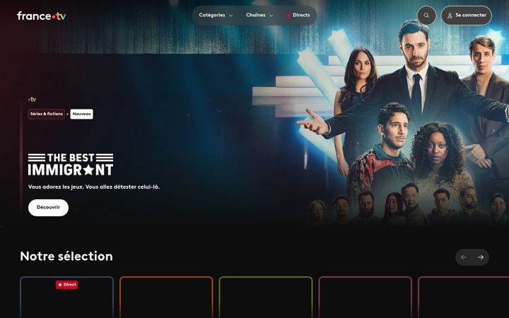 Captura de pantalla de france.tv