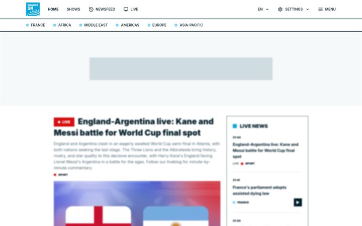 Ekrānuzņēmums no france24.com