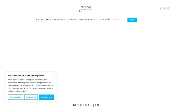 Screenshot of franceaudacieuse.com