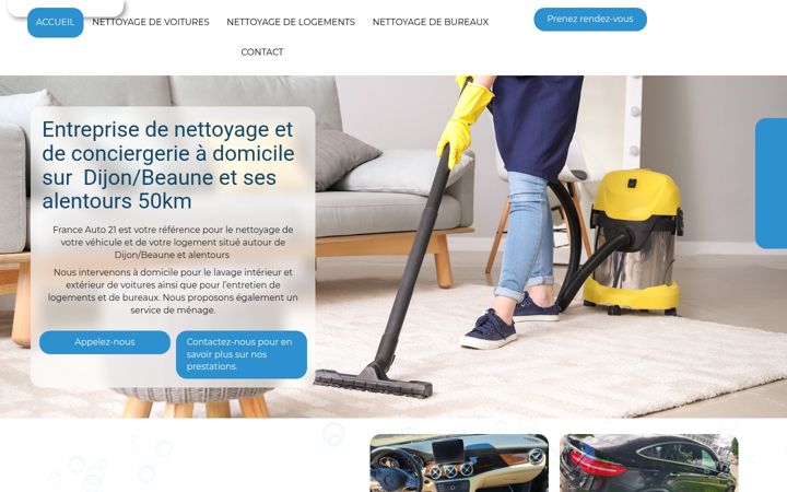Screenshot of franceauto21.fr