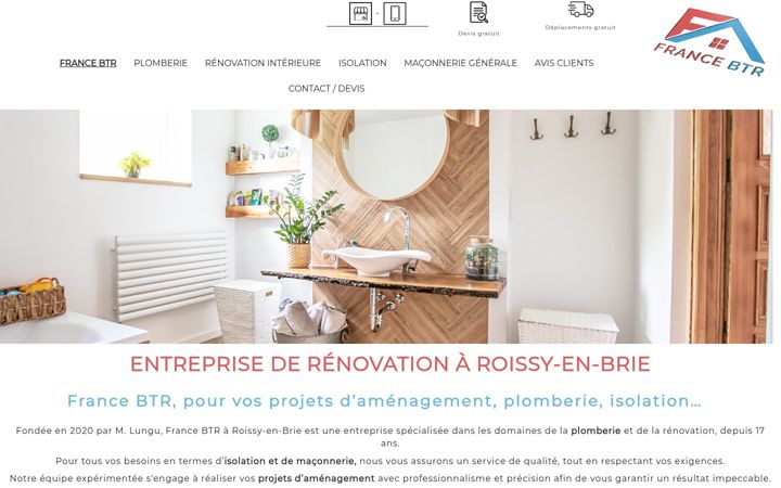 Screenshot of francebtr.fr