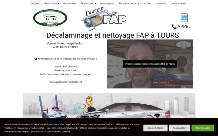 Screenshot of francedecalaminetouraine.com