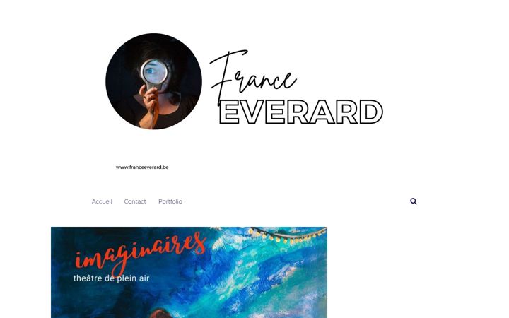 Screenshot of franceeverard.be