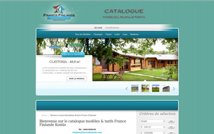 Screenshot of francefinlande.com