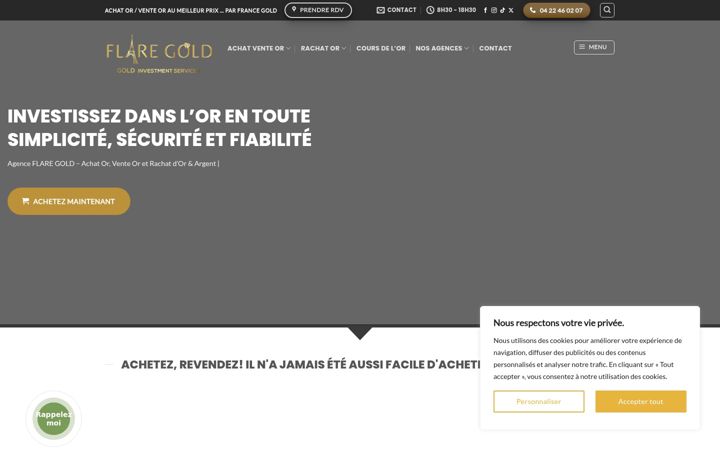 Screenshot of francegold.fr