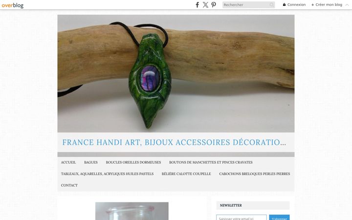 Screenshot of francehandiart.com