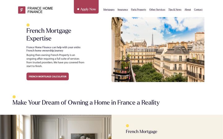 Screenshot of francehomefinance.com