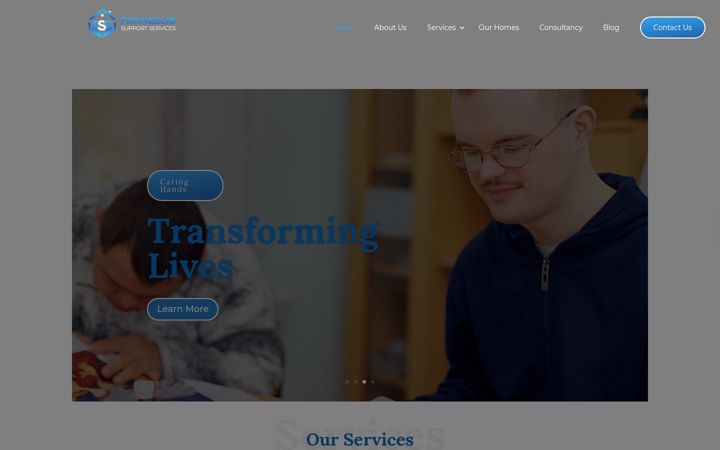 Ekrānuzņēmums no franceliosupportservices.co.uk