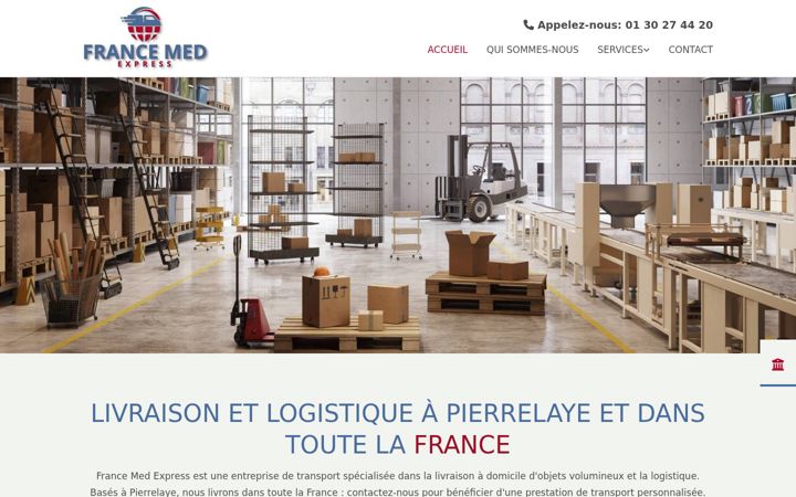 Screenshot of francemedexpress.com