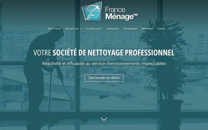 Screenshot of francemenagepro.fr