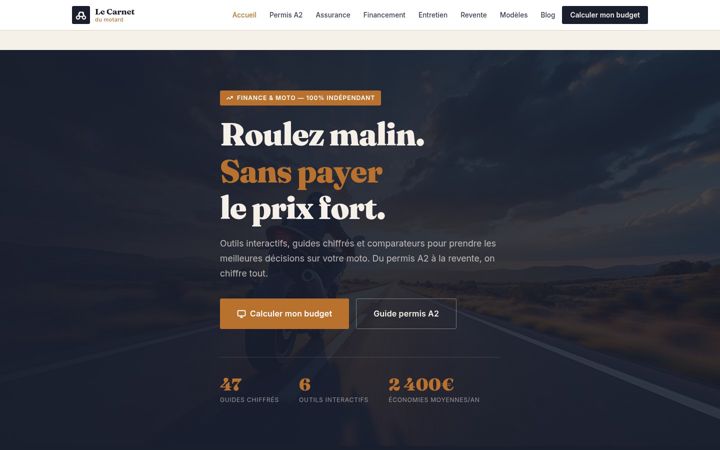 Screenshot of francemoto.fr