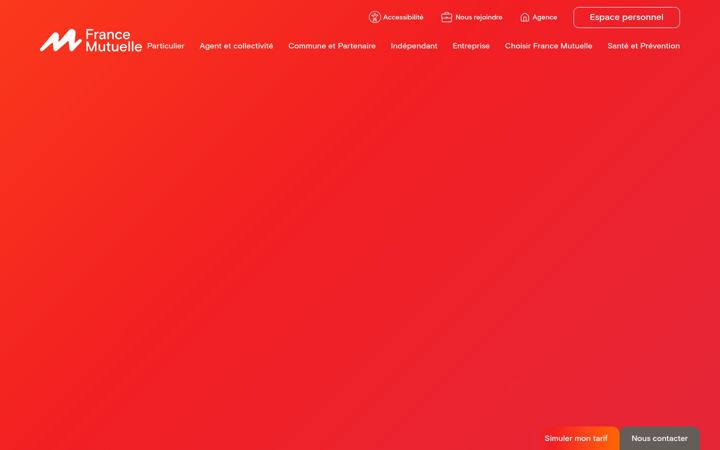 Screenshot of francemutuelle.fr