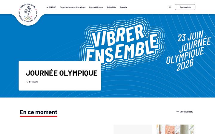 Screenshot of franceolympique.com