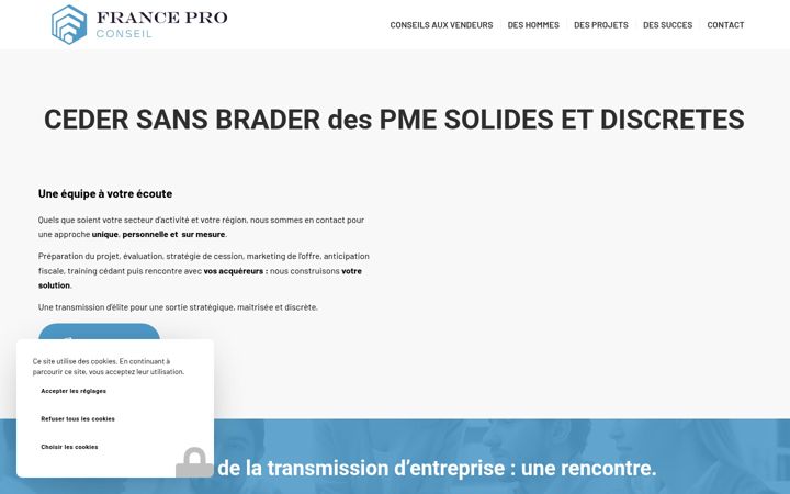 Screenshot of franceproconseil.com