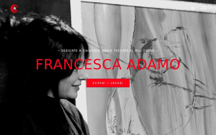 Screenshot of francescaadamo.it