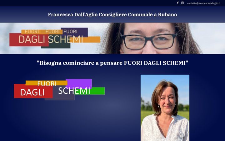 Screenshot of francescadallaglio.it