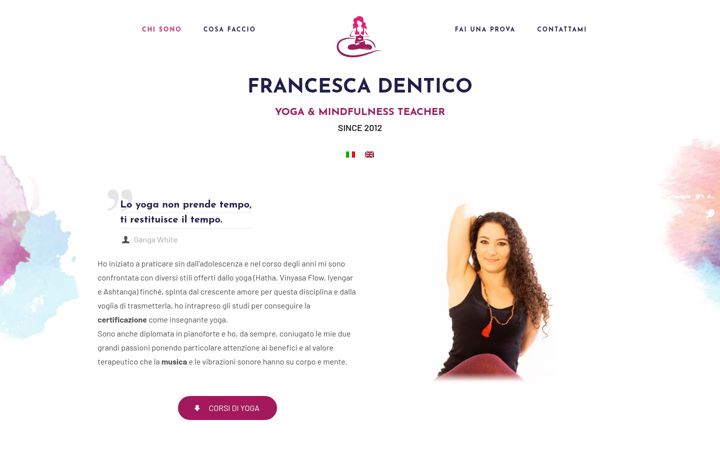 Screenshot of francescadentico.com