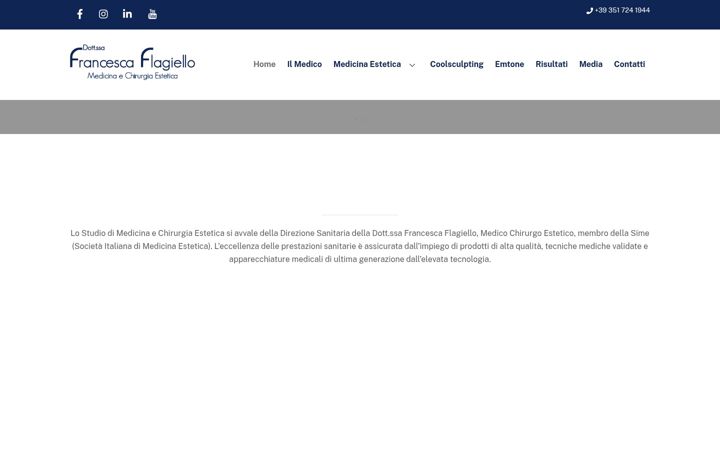 Екранна снимка на francescaflagiello.it