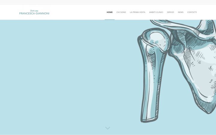 Screenshot of francescagiannoniosteopata.it