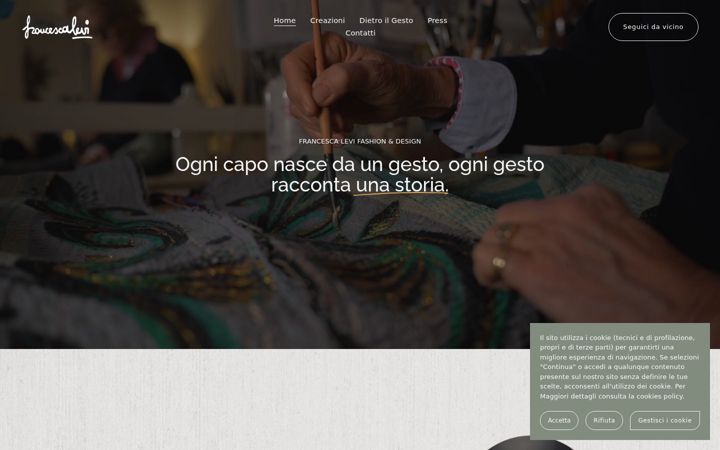 Screenshot of francescalevi.design