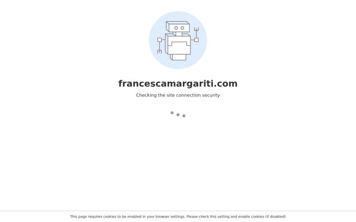 Screenshot of francescamargariti.com