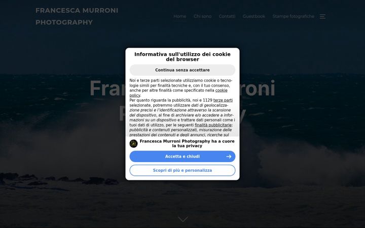 Screenshot of francescamurroniph.altervista.org