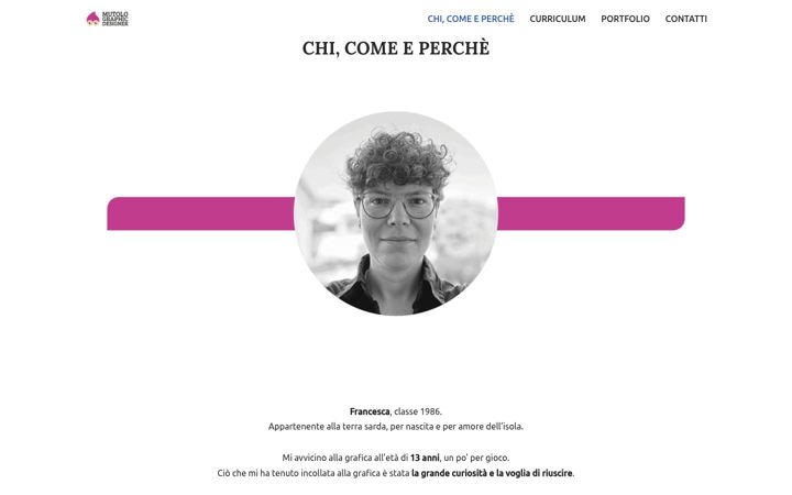 Screenshot of francescamutolo.altervista.org
