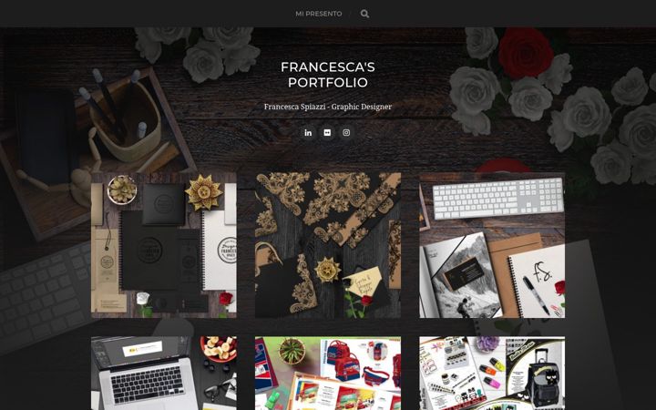 Screenshot of francescasportfolio.altervista.org