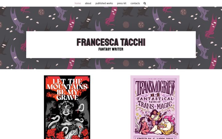 Screenshot of francescatacchi.com