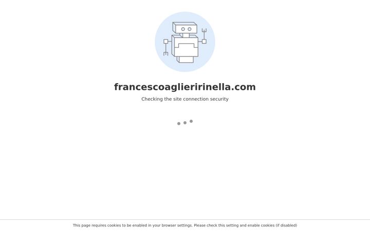 Screenshot of francescoaglieririnella.com
