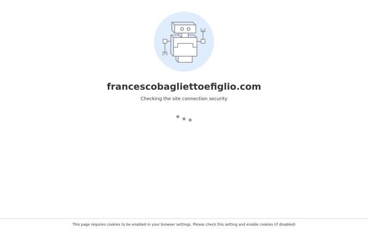 Screenshot of francescobagliettoefiglio.com