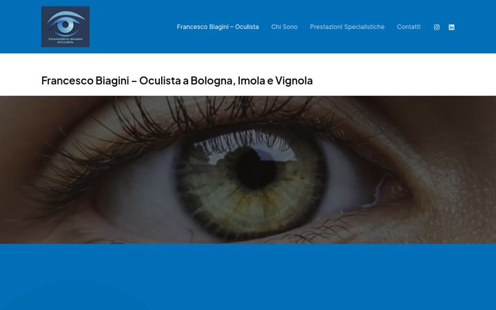 Screenshot of francescobiagini.it