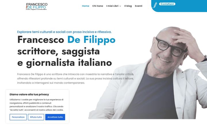 Screenshot of francescodefilippo.it