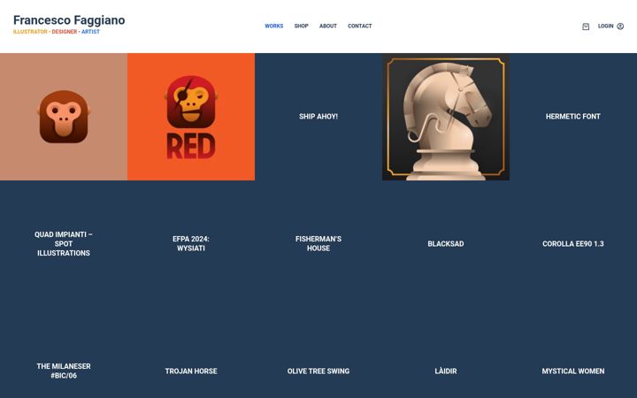 Screenshot of francescofaggiano.com