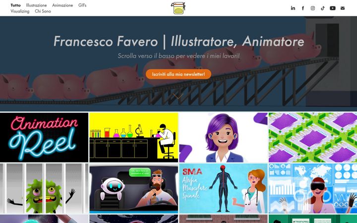 Screenshot of francescofavero.com