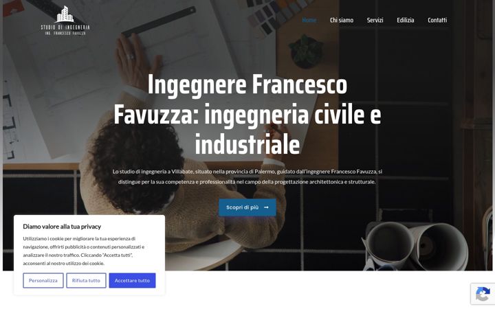 Screenshot of francescofavuzzaingegnere.it