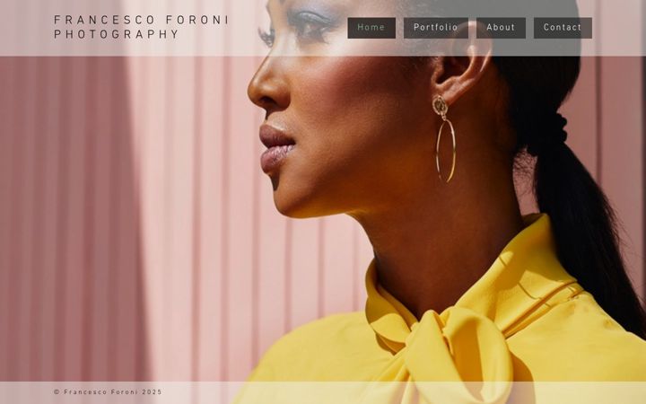 Screenshot of francescoforoni.com