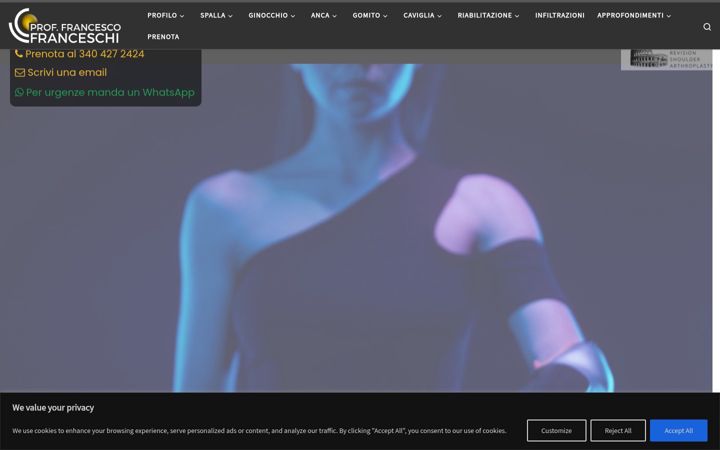 Screenshot of francescofranceschi.it